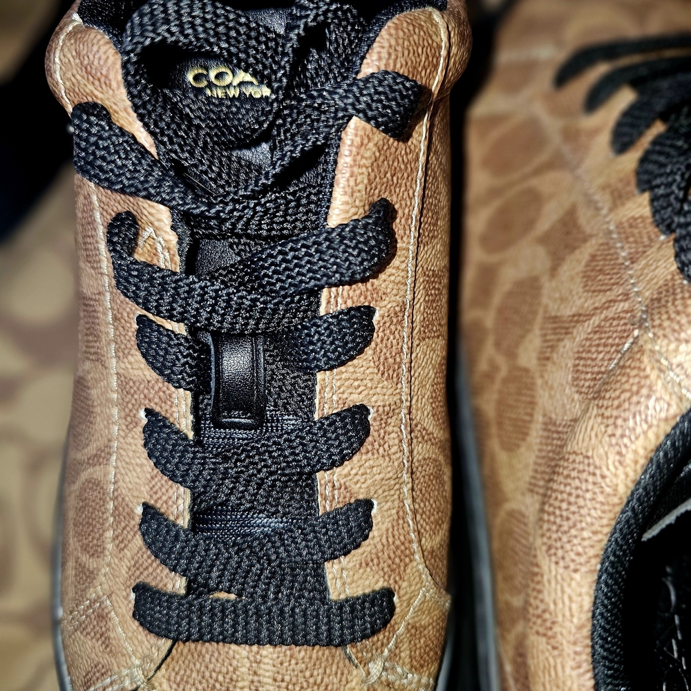 Coach Brown Sneakers with Black Laces